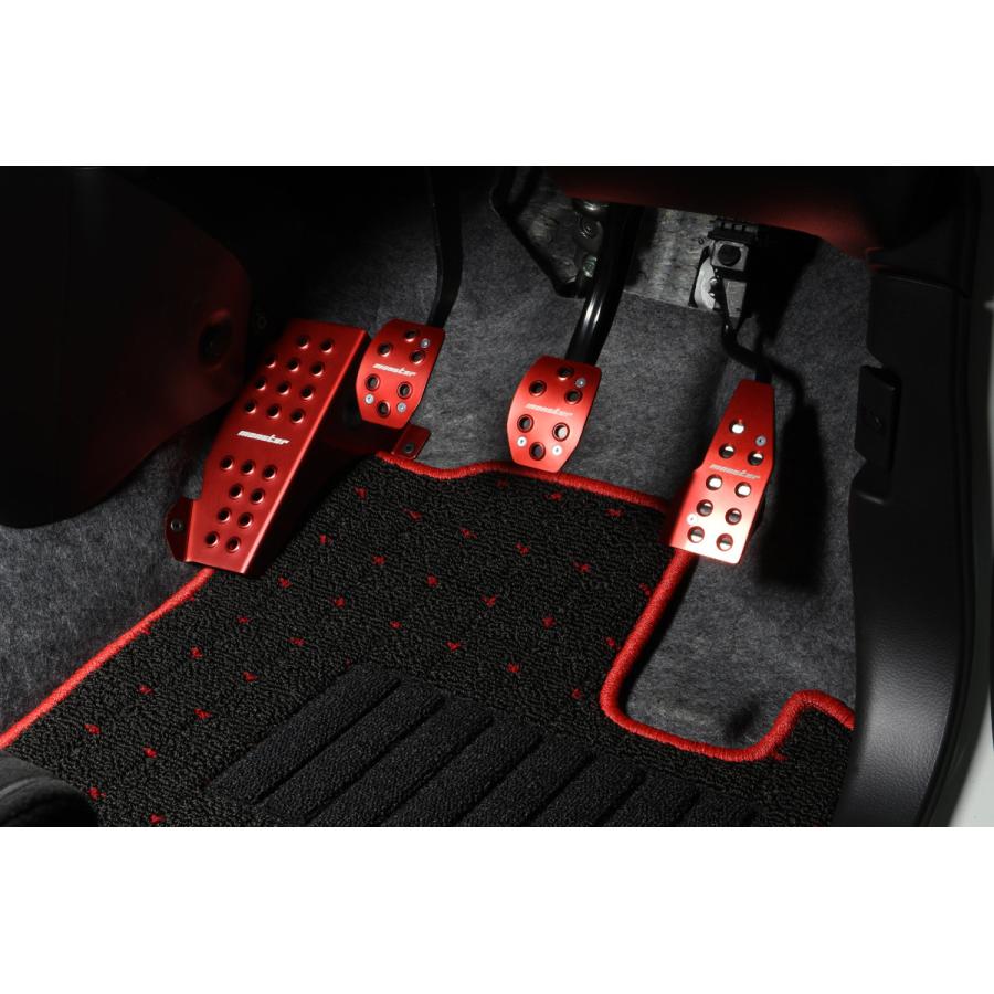 モンスタースポーツ スポーツドライビングペダルカバー レッド