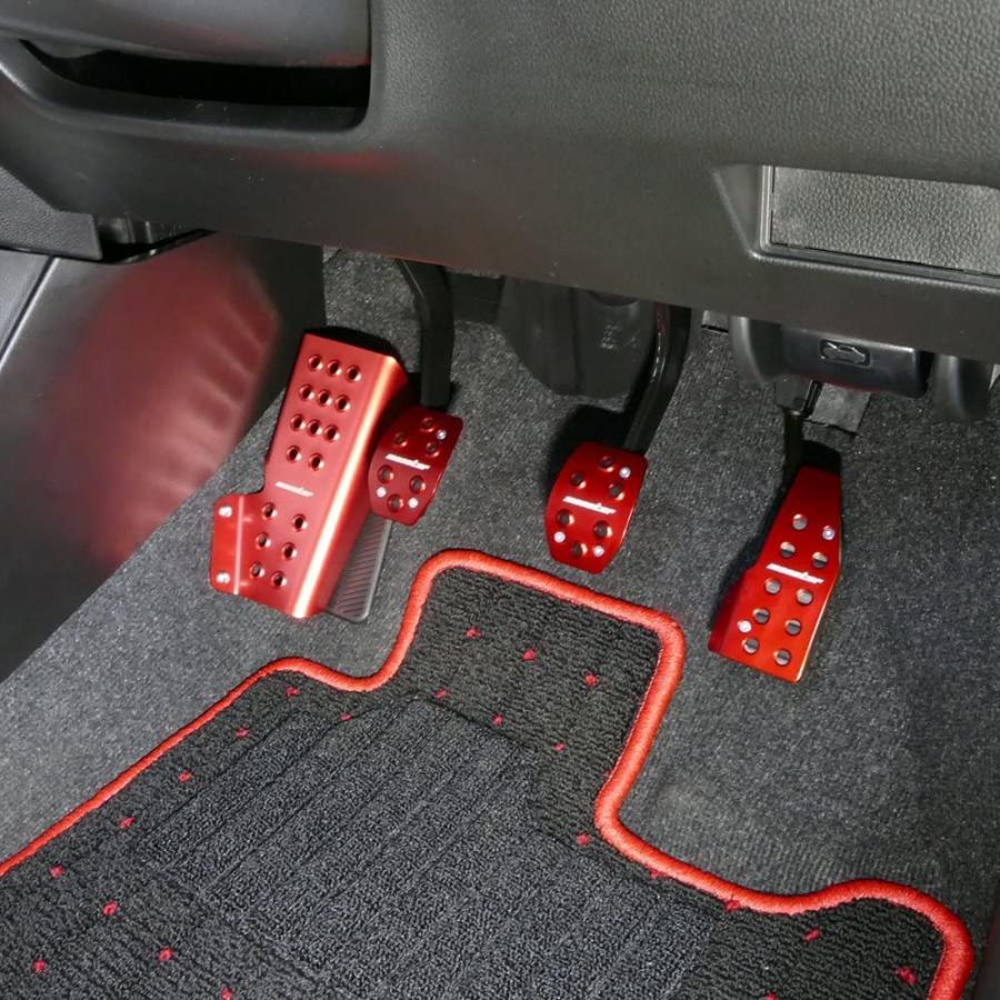 モンスタースポーツ製スイフト用ペダルカバー&フットレスト クリヤセット モンスタースポーツ製スイフト用ペダルカバー&フットレスト
