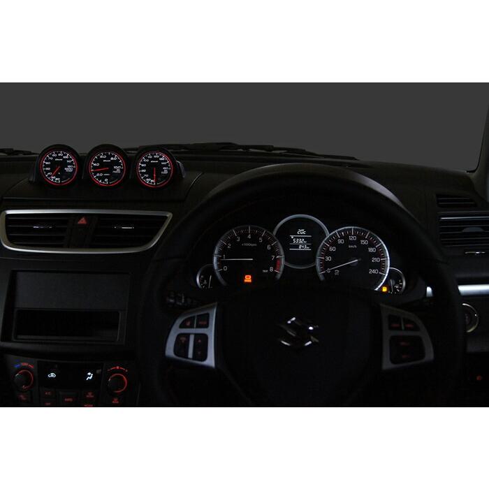 モンスタースポーツ Monster Sport MSE3連メーターポッド(φ60) 奥行
