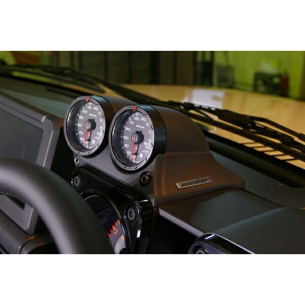 Monster Sport モンスタースポーツ 2連メーターポッド φ60 ジムニー