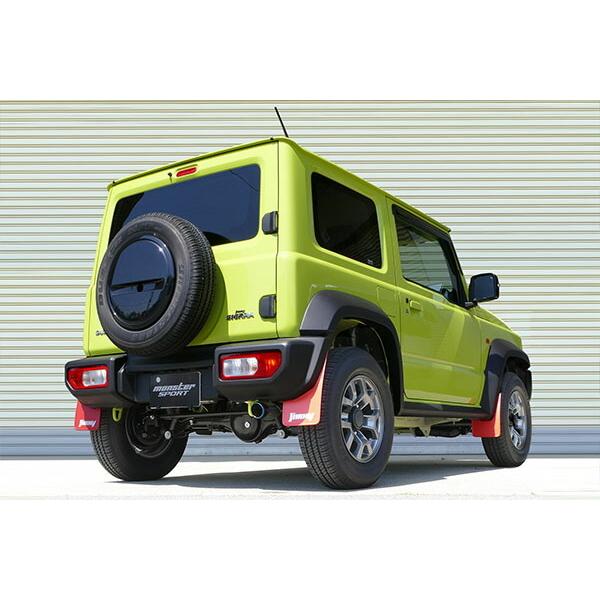 Monster Sport モンスタースポーツ TYPE Sp-Rマフラー ジムニー 3BA-JB64W 18.07〜(1〜4型） R06A ターボ 5MT/4AT 個人宅配送不可の画像