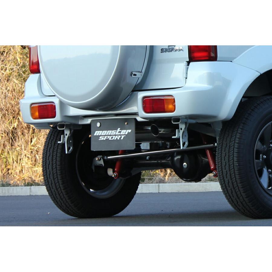 モンスタースポーツ クロスカントリーマフラー3 ジムニーワイド JB43W 