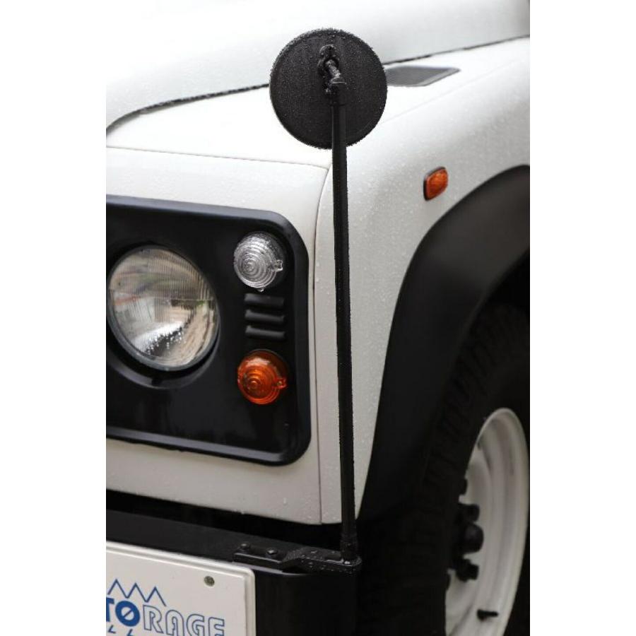 【姫路マルニ】GX-230 ライティングビューロー (ミラー付き) MOTORAGE モトレージ コーナーポール ミラー付き ブラック LAND ROVER