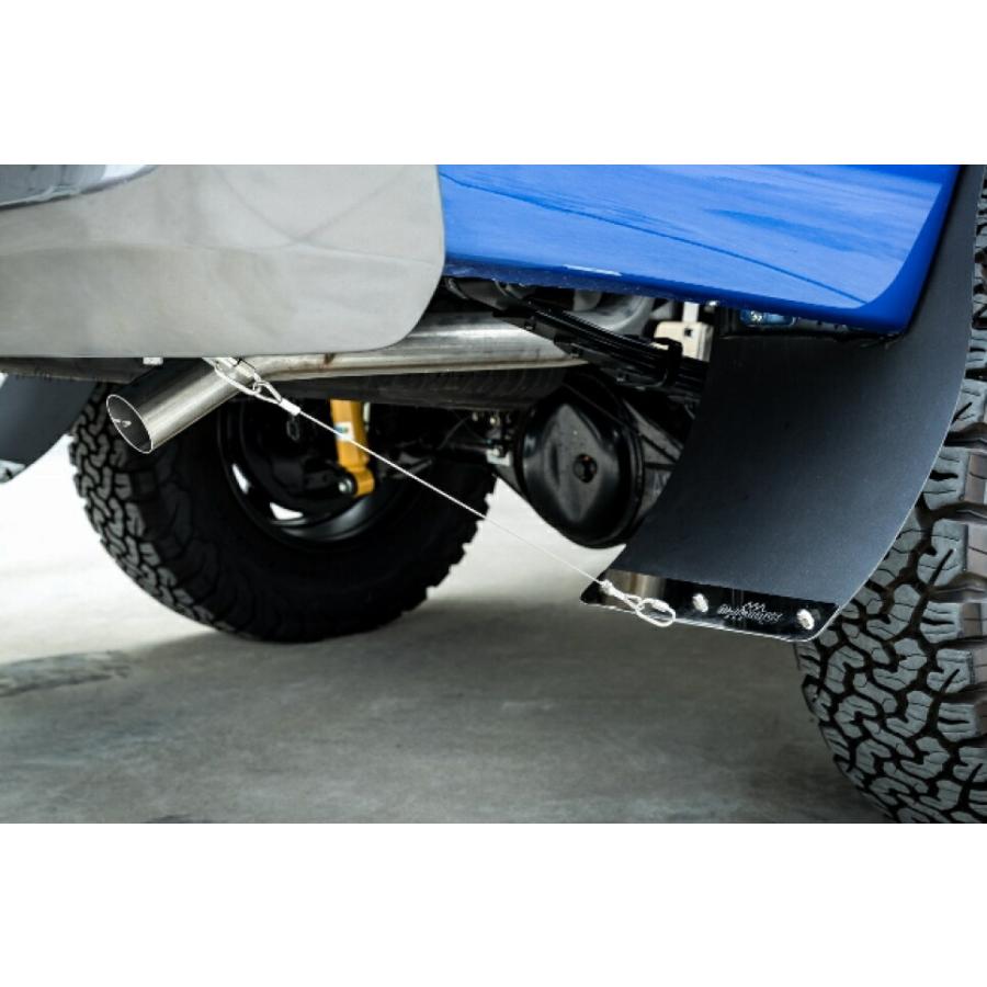 MOTORAGE モトレージ マッドフラップ 青 リア用 TOYOTA ハイラックス 