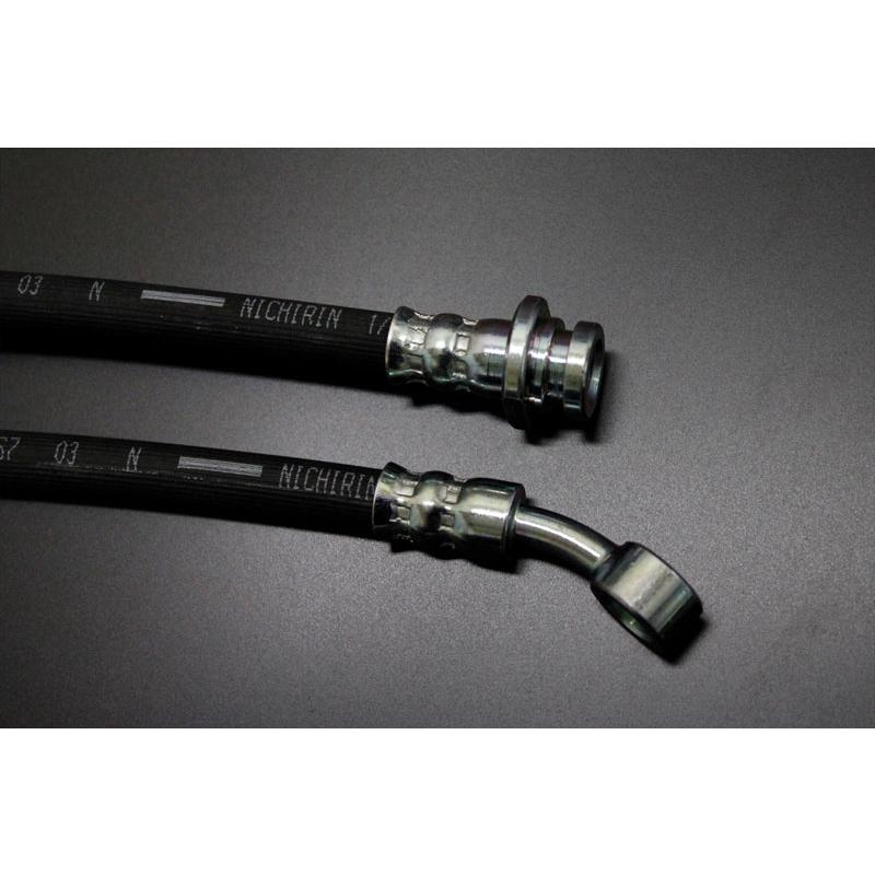 モーターファーム リフトアップ用ロングブレーキホース 50mm 1台分 ジムニー/ジムニーシエラ JB64W JB74W 北海道・沖縄・離島は要確認_1