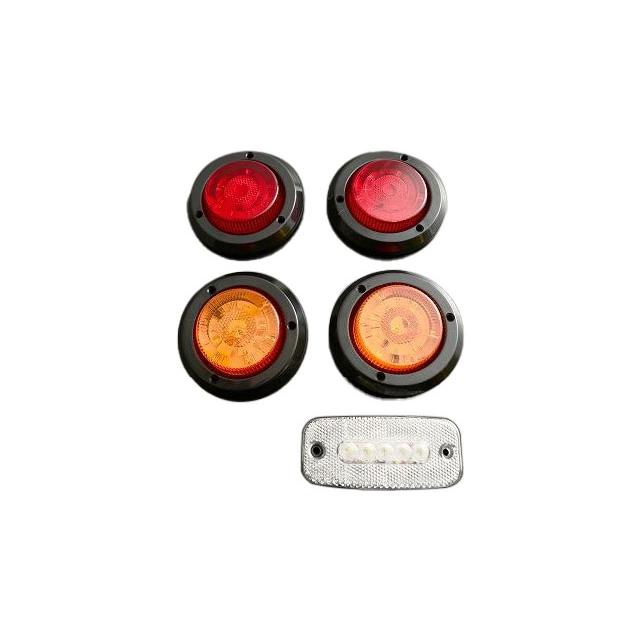 モーターファーム　ブラックリング　テールランプ Motor Farm（モーターファーム） LEDテールランプSET ブラックリング(S