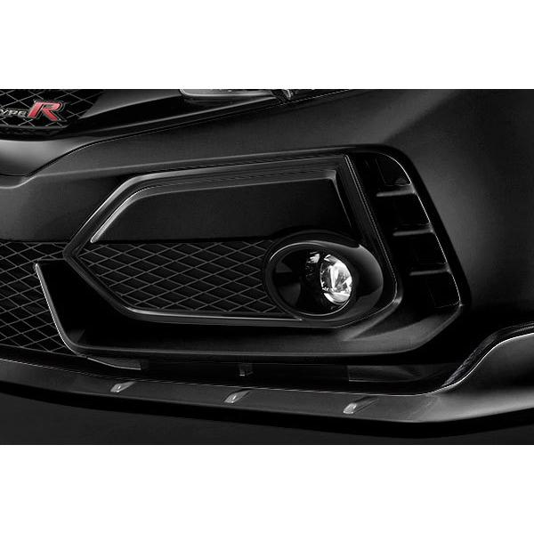 シビックタイプR FK8後期 フロントバンパーガーニッシュ 左右セット