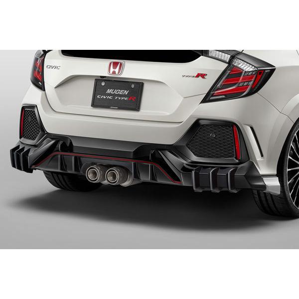 無限（MUGEN） リアアンダースポイラー 未塗装 シビック FK8 2017/7