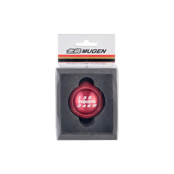 レザーシフトノブ 無限（MUGEN） 無限シフトノブ レッド 2022/8〜2025/11 JG3 N-ONE パーツ