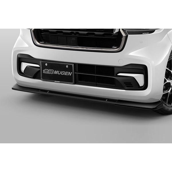 無限（MUGEN） フロントロアスポイラー クリスタルブラック・パール N