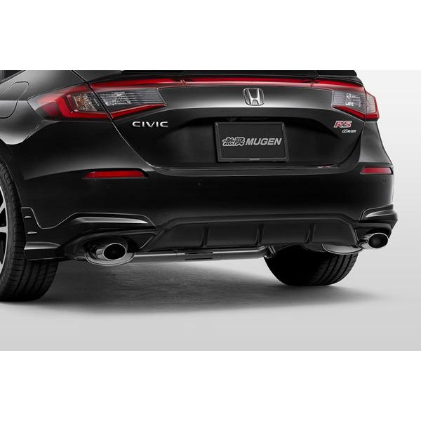 MUGEN(無限) リアアンダースポイラー ブラック シビック FL1/FL4 無限（MUGEN） リアアンダースポイラー クリスタルブラック・パール