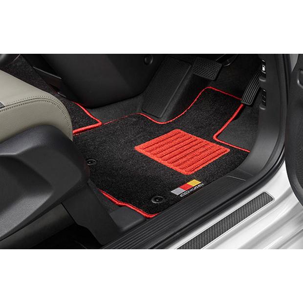 無限 MUGEN スポーツマット ブラック×レッド 6人乗 キャプテンシート  