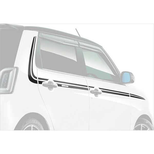 無限（MUGEN） ボディサイドデカール ブラック N-ONE JG3 JG4 2025/11