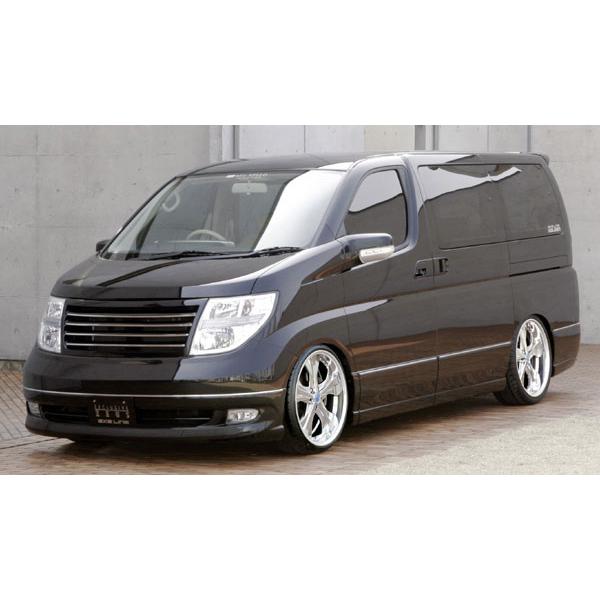エルグランドE51 エムズスピード グリル M'z SPEED フロントグリル 未塗装 FRP エルグランド E51 ME51 MNE51