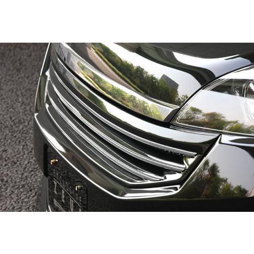 M'z SPEED フロントグリル 未塗装 FRP ステップワゴン RG1 RG2 H19.11