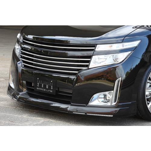 M'z SPEED 2点キット(マフラー4本出し用) 未塗装 FRP エルグランド E52