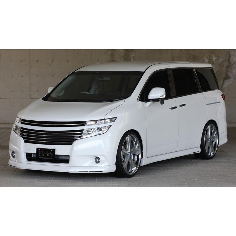 M'z SPEED フロントグリル ファントムブラック (GAE) FRP エルグランド