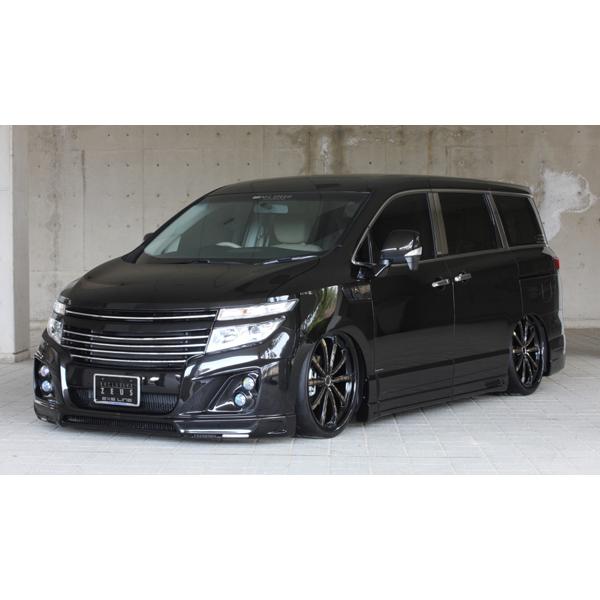 M'z SPEED フロントグリル ブラック (GAE) FRP エルグランド E52系 H22