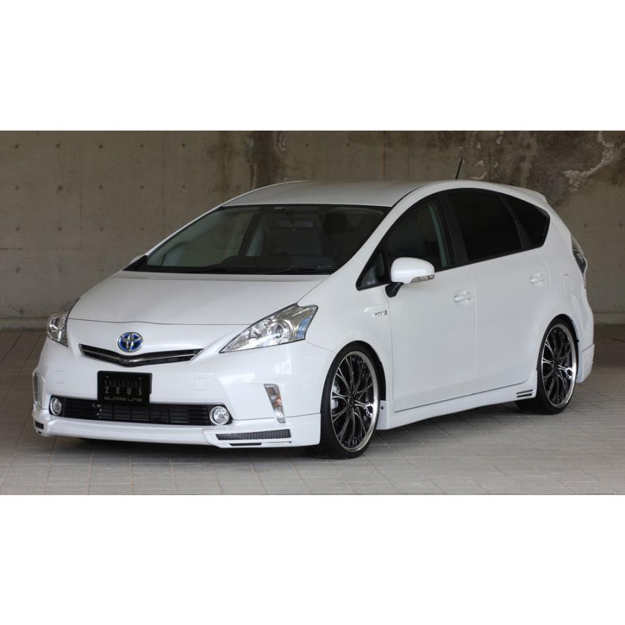 プリウス　サイドスカート　モデリスタエアロ　ホワイトパール　070 プリウスサイドスカートモデリスタエアロホワイトパール070