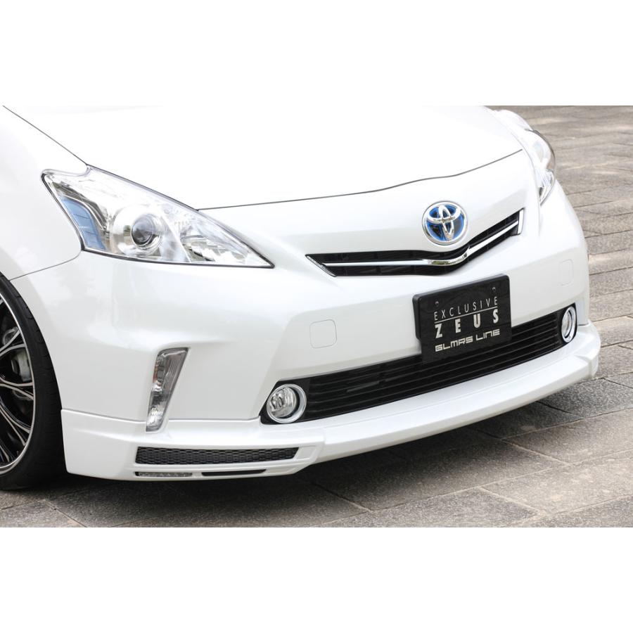 M'z SPEED 4点キット(マフラーレス用) ブラック (202) FRP プリウスα