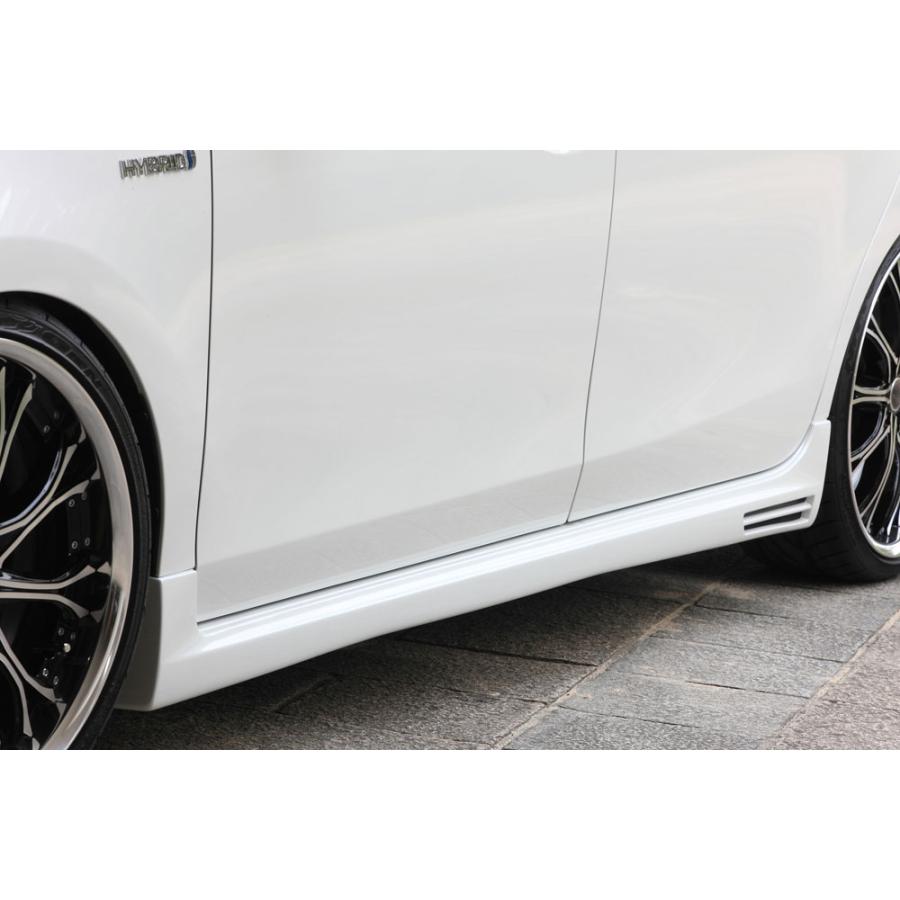 M'z SPEED 4点キット(マフラーレス用) ブラック (202) FRP プリウスα