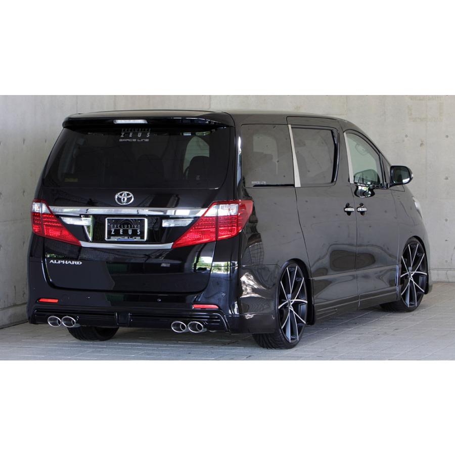 20アルファード　4本出しマフラー アルファード20系用リアバンパー(4本出し用) エクスクルーシブ