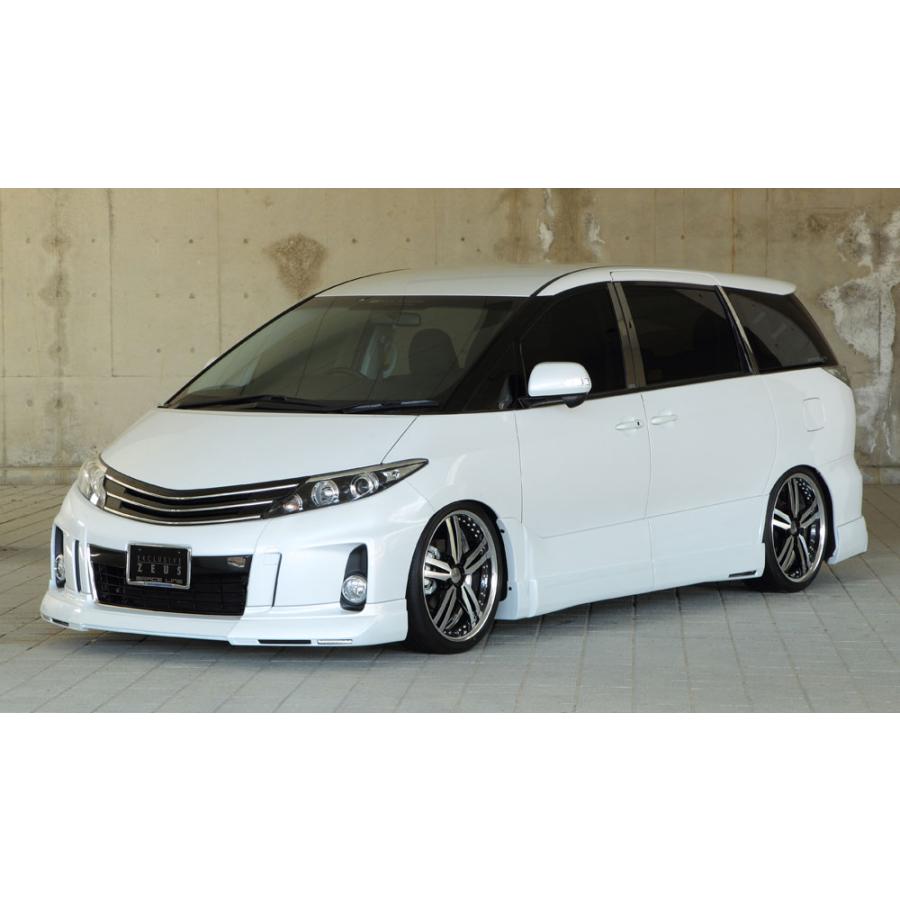 M'z SPEED フロントグリル 未塗装 FRP エスティマ 50系 H24.5〜H28.5