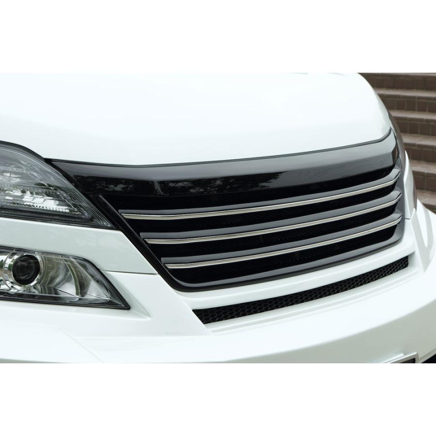 M'z SPEED フロントグリル 未塗装 ABS ヴェルファイア 20系 H23.11