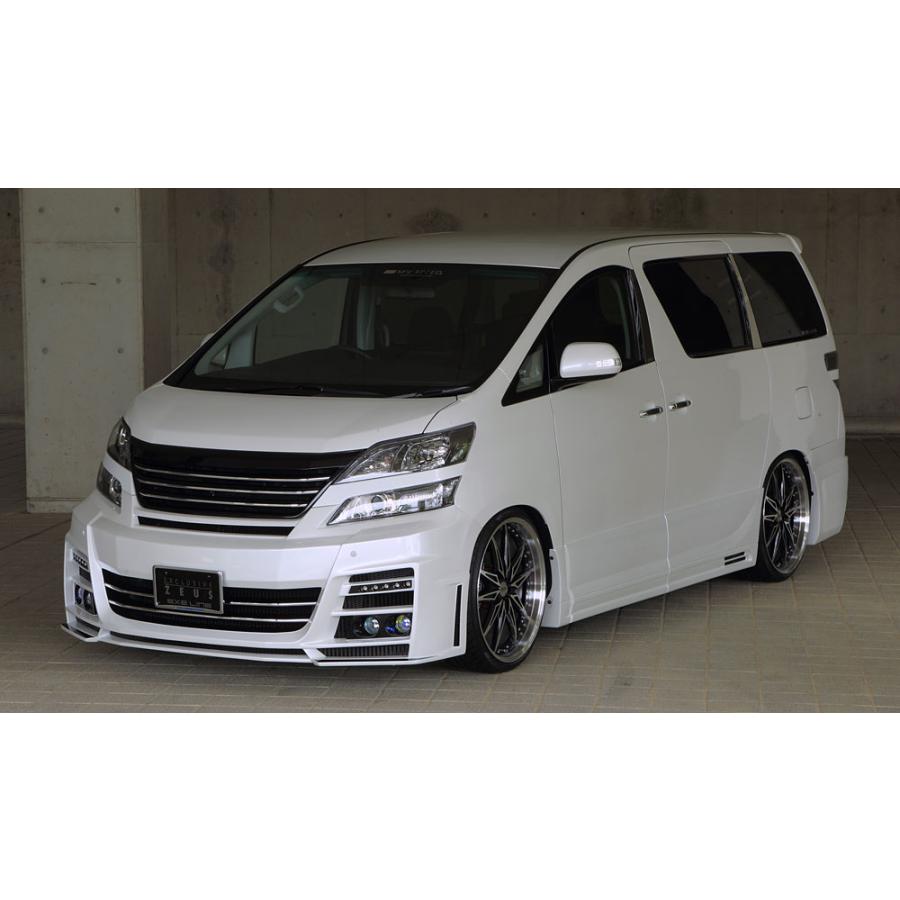 ヴェルファイア　20　後期　M'z SPEED フロントグリル　　エムズスピード M'z SPEED フロントグリル ブラック(202) FRP ヴェルファイア 20系 H20