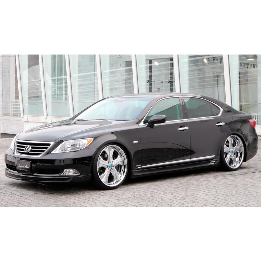 M'z SPEED フロントハーフスポイラー 未塗装 FRP レクサス LS460 USF40