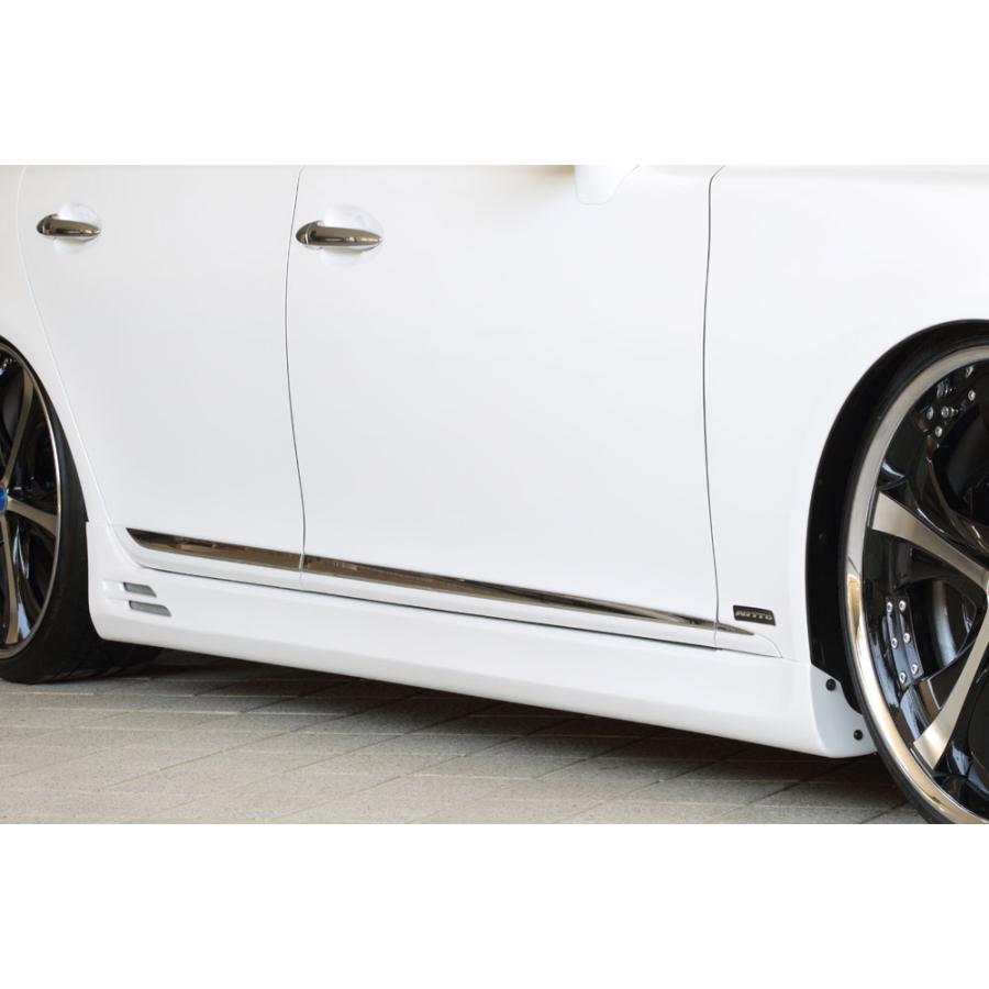 M'z SPEED サイドステップ 未塗装 FRP レクサス LS600hL UVF46 H21.9
