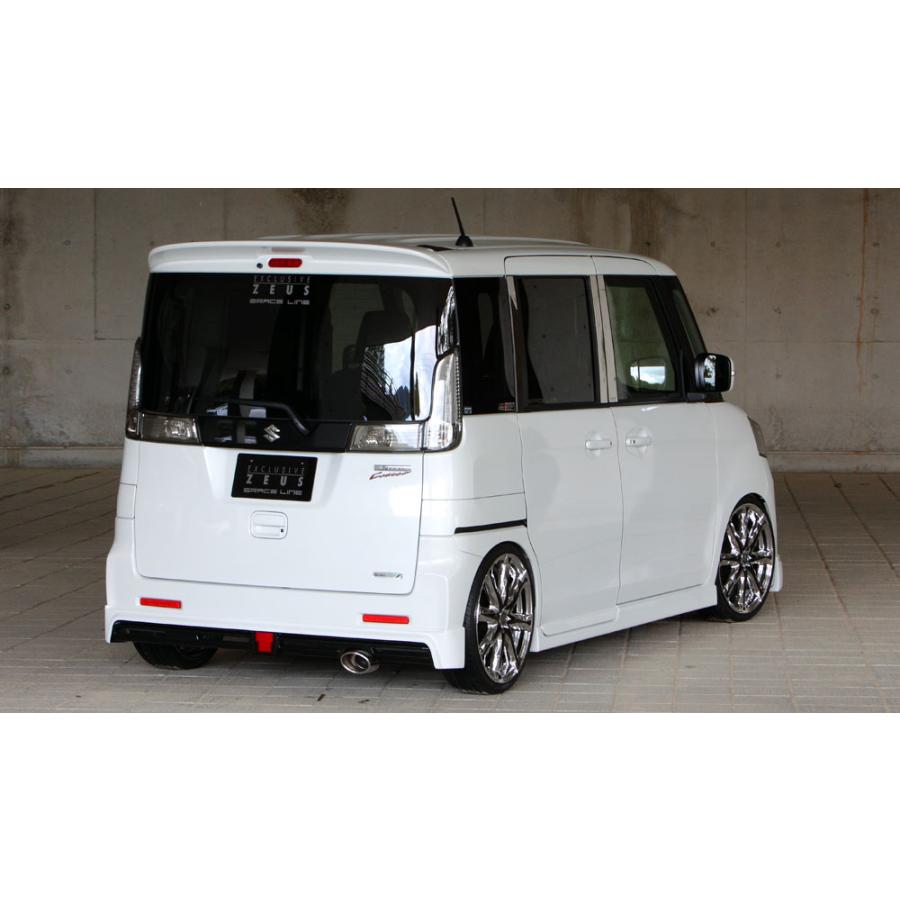 M'z SPEED リアアンダースポイラー 未塗装 FRP スペーシア