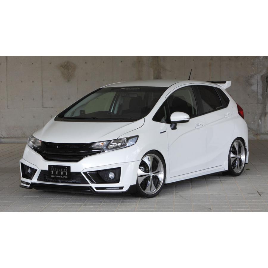 M'z speed リップフロントスポイラー M'z SPEED フロントスポイラー 未塗装 FRP フィット GK3 GK5 H25.9
