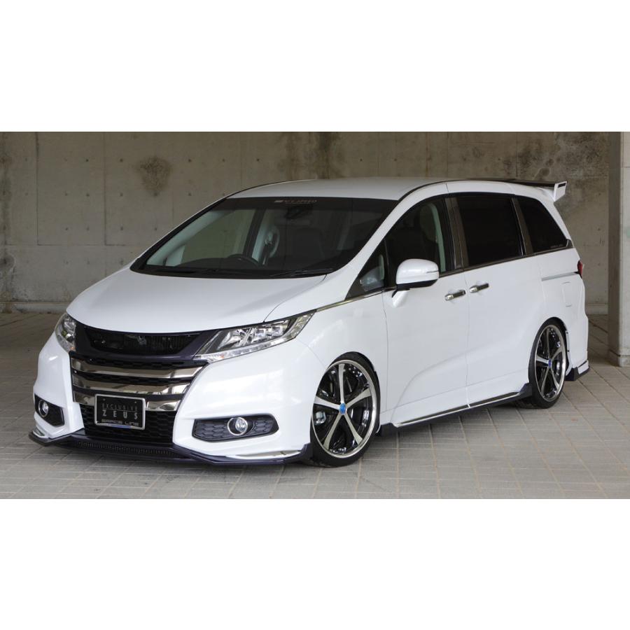 M'z SPEED フロントハーフスポイラー ブラック(NH731P) FRP オデッセイ