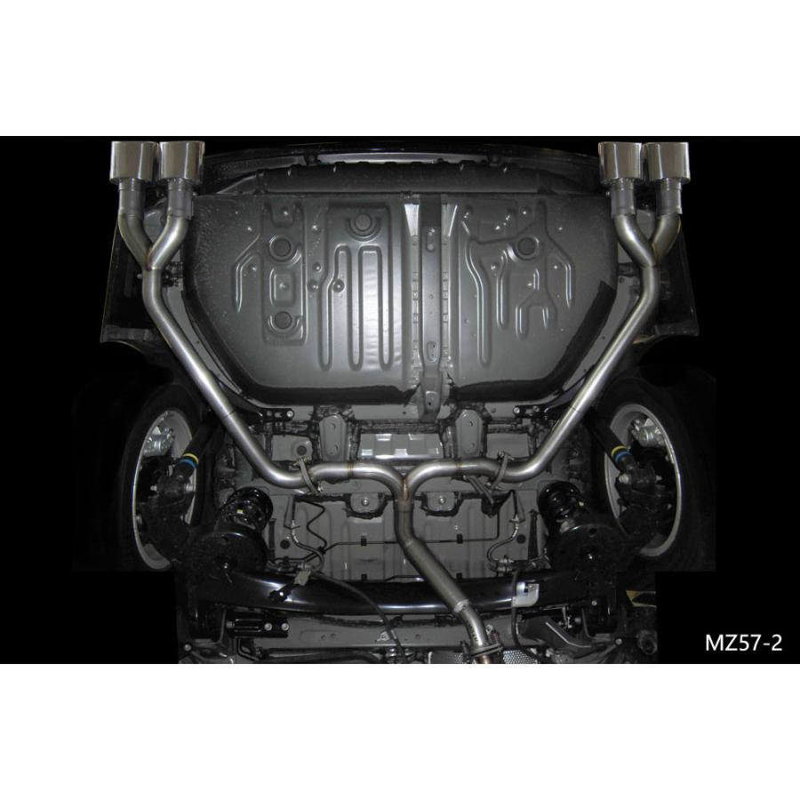 M'z SPEED エキゾーストシステム (MZ57-2) チタン ノア DAA-ZWR80W H28