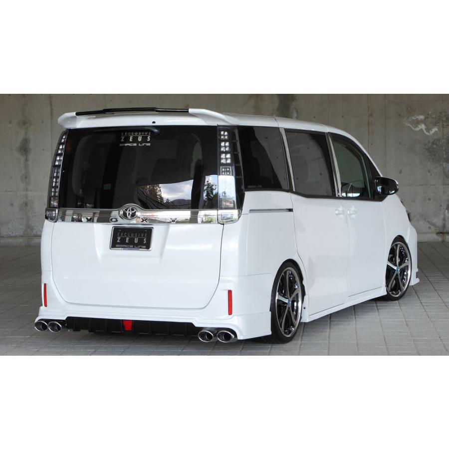 M'z SPEED リアアンダースポイラー ブラック(202) FRP ヴォクシー 80系