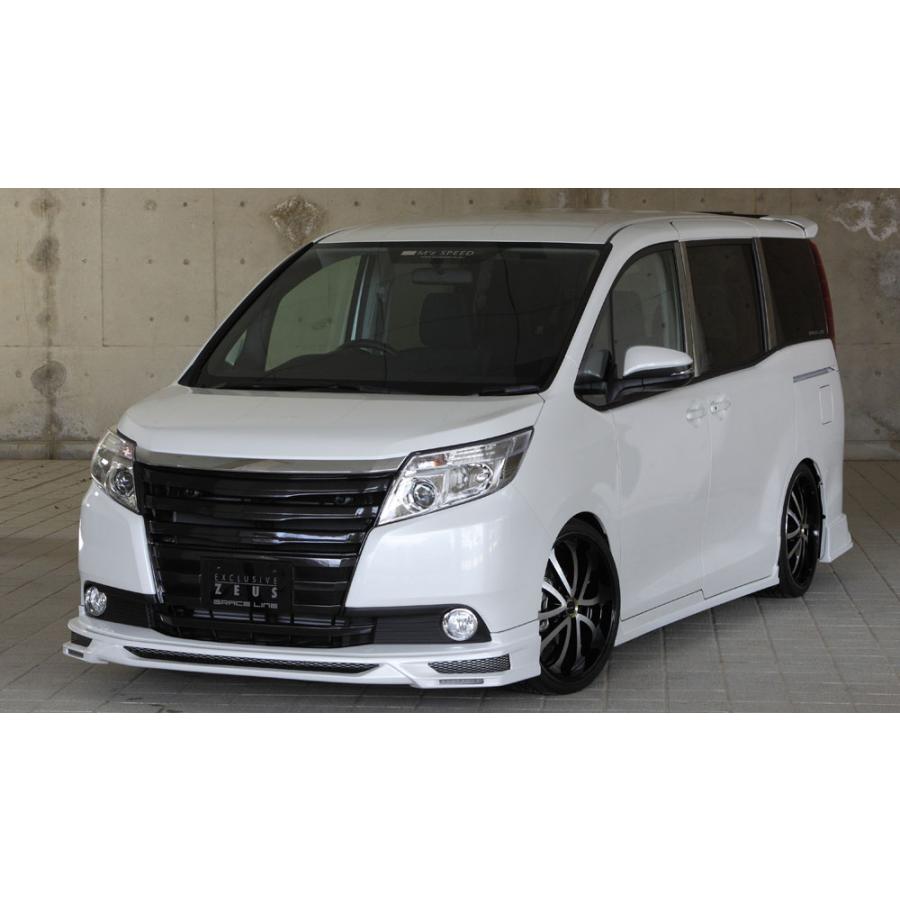 M'z SPEED サイドステップ ホワイト (070) FRP ノア 80系 H26.1