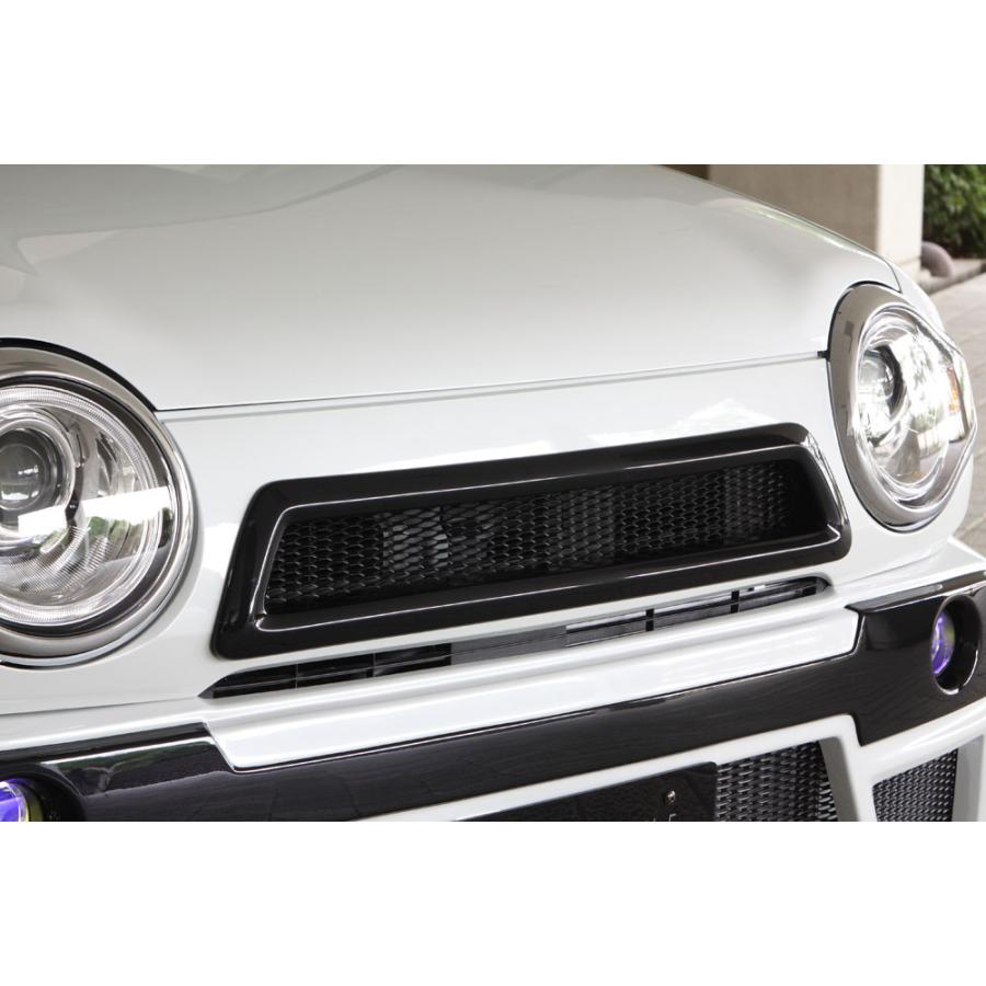 M'z SPEED フロントグリル 未塗装 FRP ハスラー MR31S MR41S H26.1〜R1