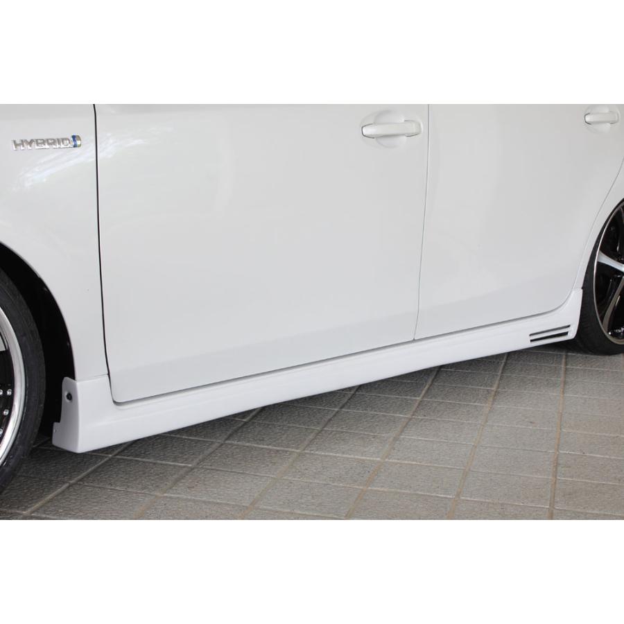 期間限定値下げ　プリウスα マフラー　m'z SPEED zvw41 zvw40 M'z SPEED 4点キット(マフラー4本出し用) 未塗装 FRP プリウスα ZVW40W