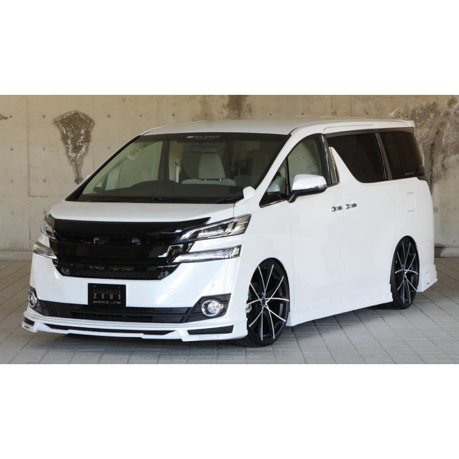 ヴェルファイア　前期　M'z SPEED フロントグリル エムズスピード 梱包済 M'z SPEED フロントグリル 未塗装 FRP ヴェルファイア 30系 H27