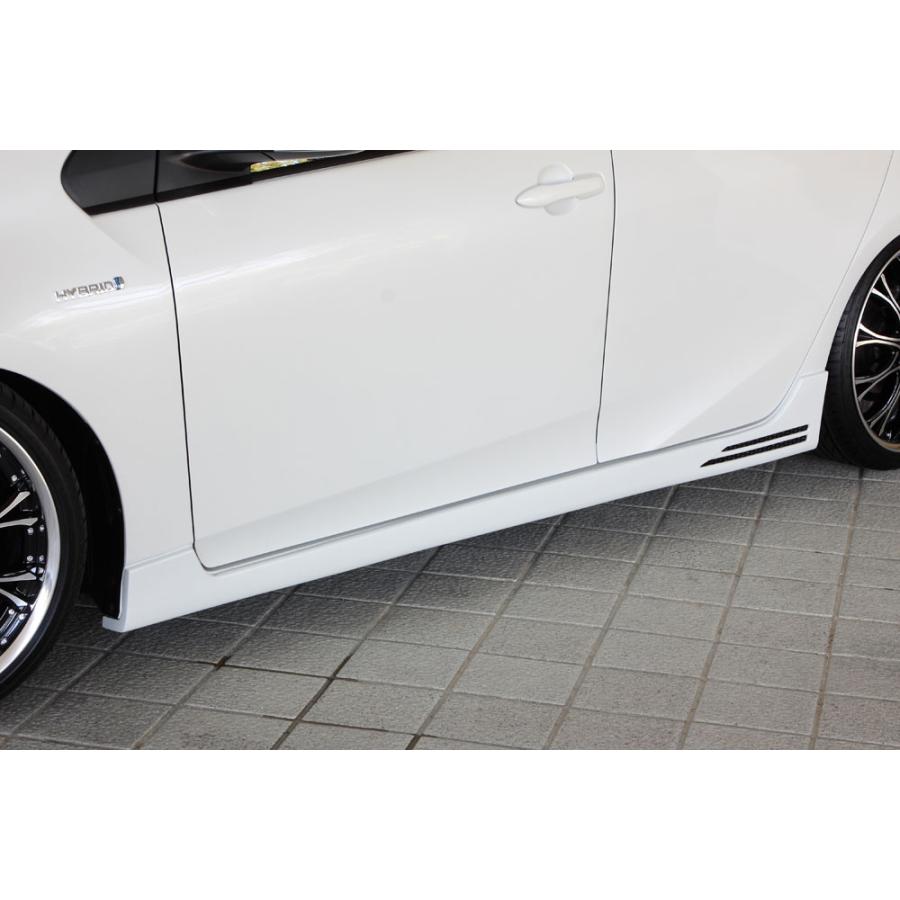 M'z SPEED 4点キット(マフラー4本出し用) ブラック (218) FRP プリウス
