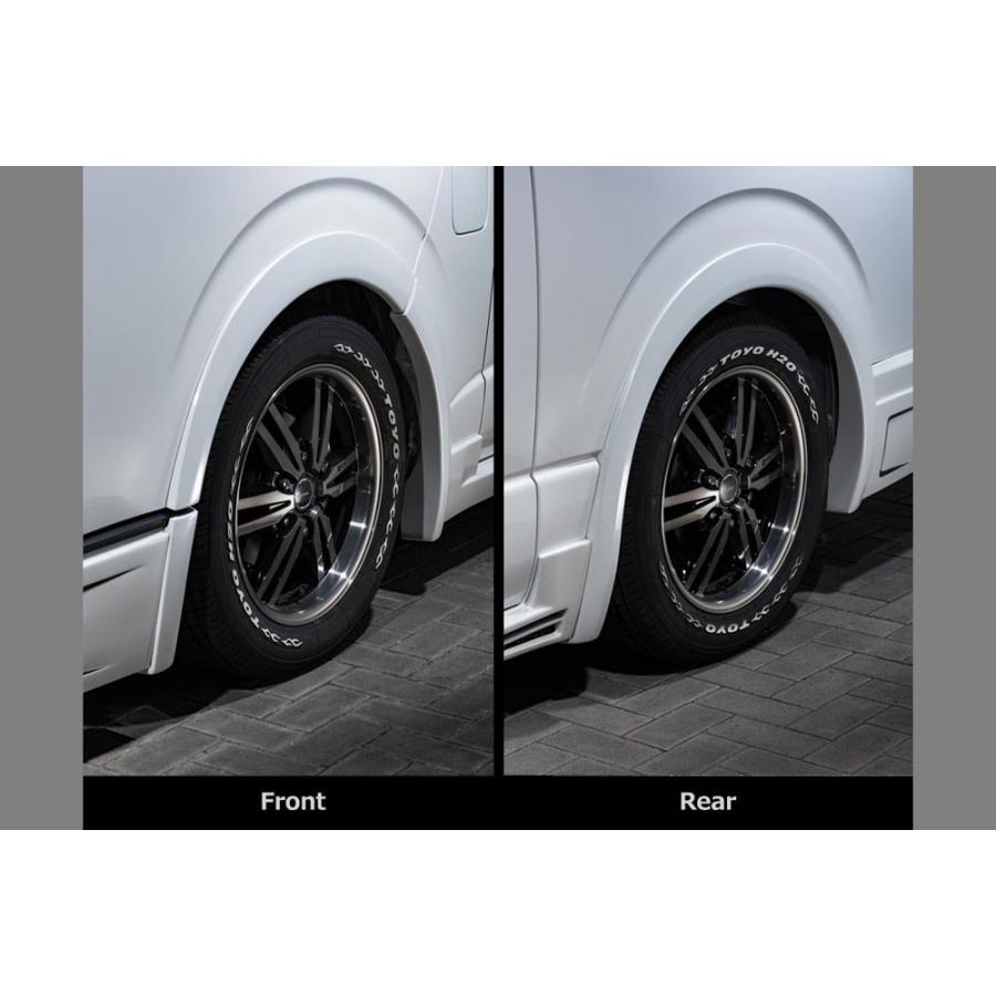 b200系ハイエース 全車 オーバーフェンダー 1台分セット070パールホワイト b200系ハイエース 全車 オーバーフェンダー 1台分セット070