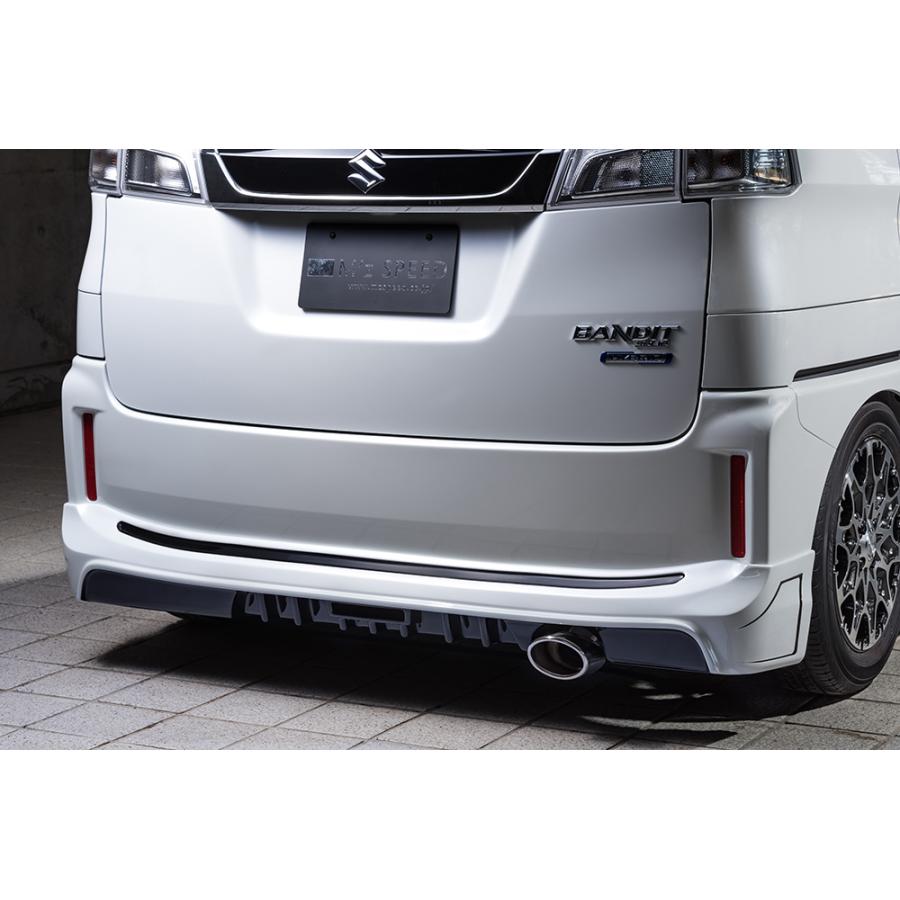 M'z SPEED リアアンダースポイラー 未塗装 FRP ソリオ