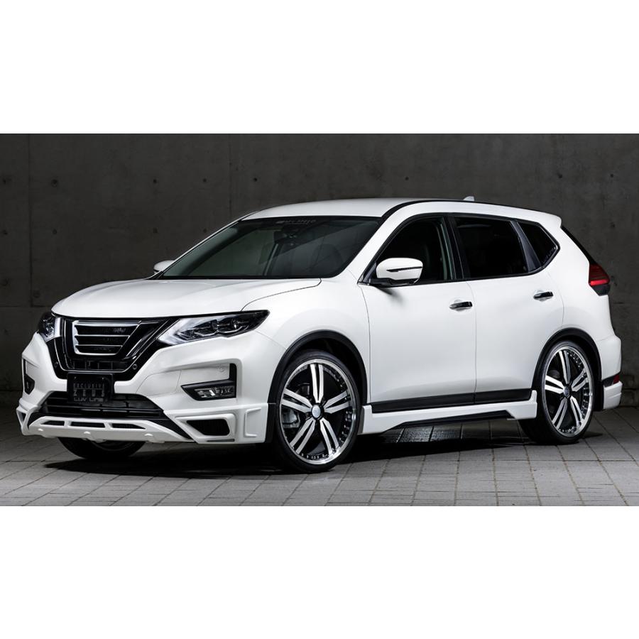 M'z SPEED フロントハーフスポイラー 未塗装 FRP エクストレイル T32系