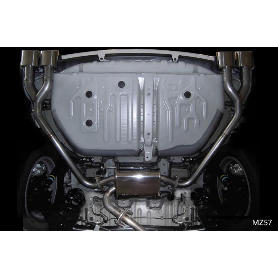 M'z SPEED エキゾーストシステム (MZ57) チタン ノア DBA-ZRR80G 3BA