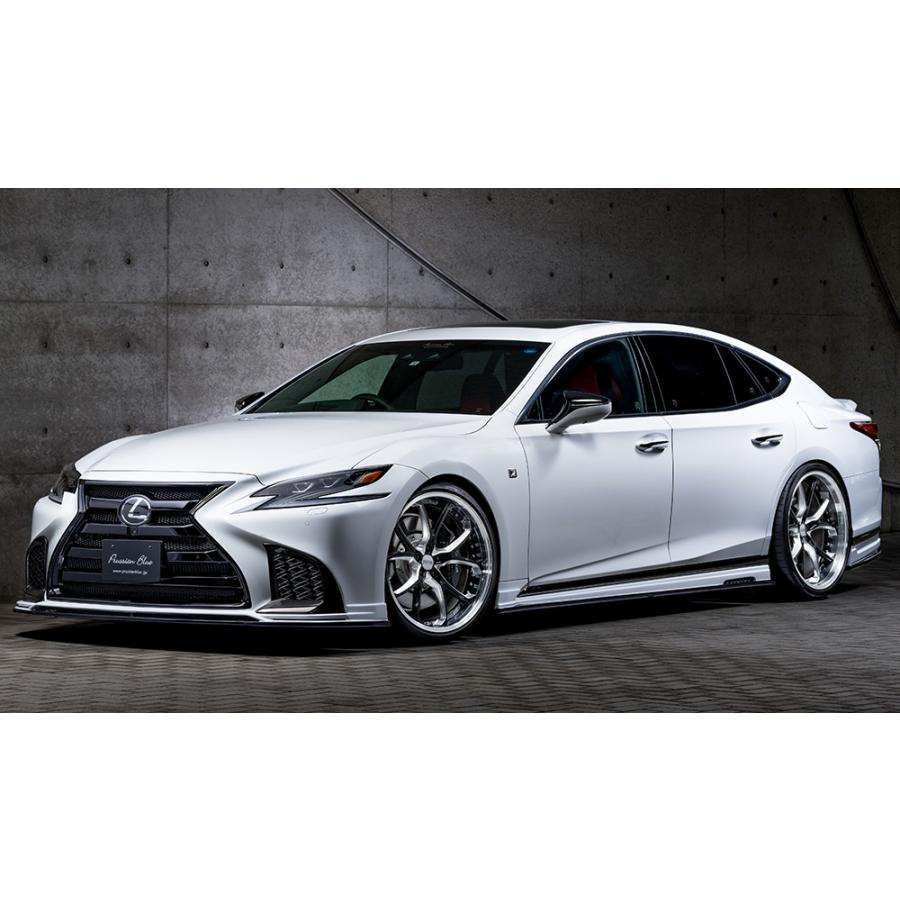 M'z SPEED フロントハーフスポイラー 未塗装 FRP レクサス LS500
