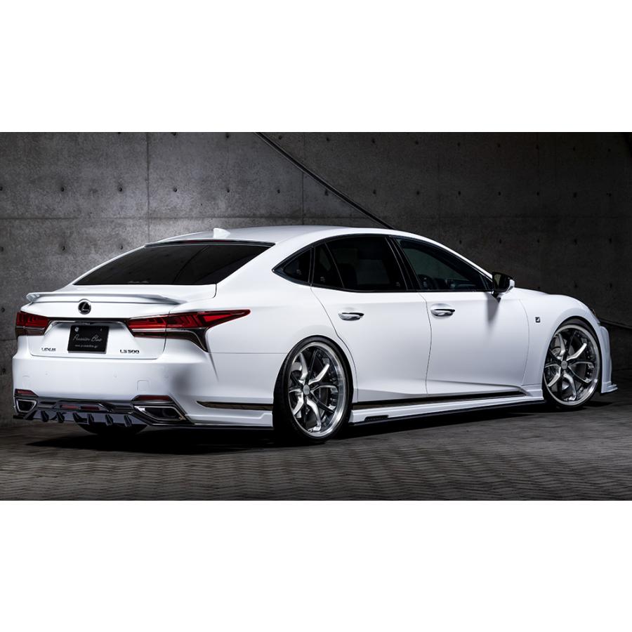 M'z SPEED リアアンダースポイラー 未塗装 FRP レクサス LS500 VXFA50