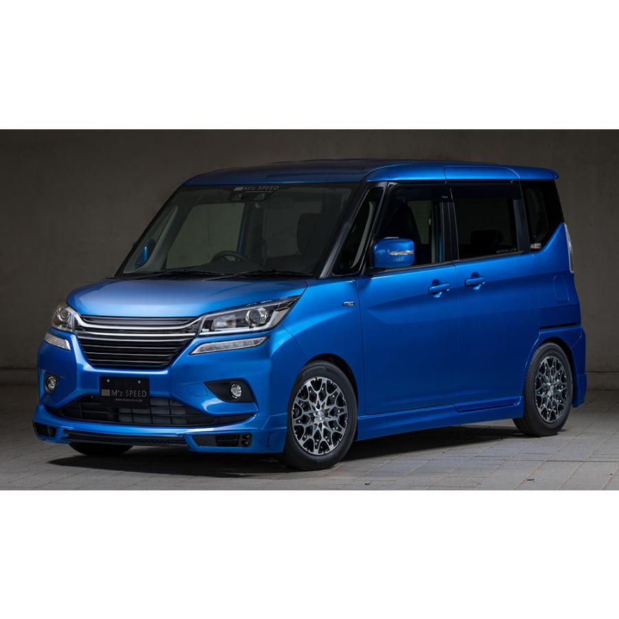 M'z SPEED フロントグリル 未塗装 FRP ソリオバンディット MA36S MA46S