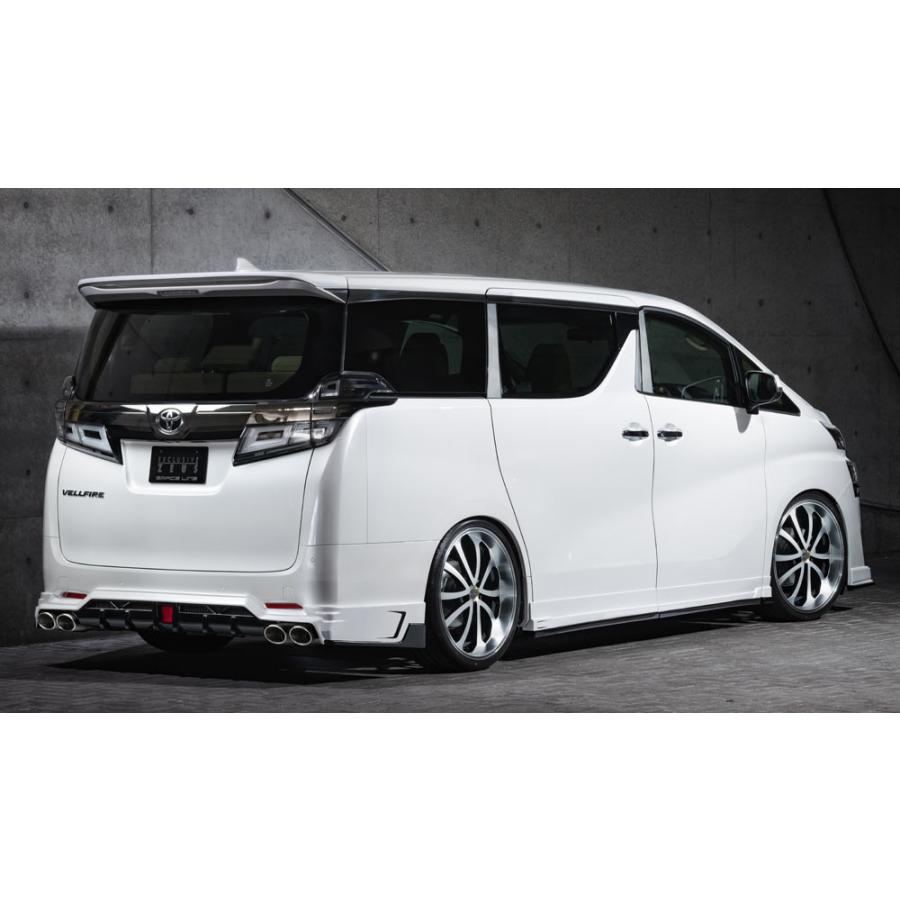 M'z SPEED サイドステップ 未塗装 FRP ヴェルファイア 30系 H30.1〜R5