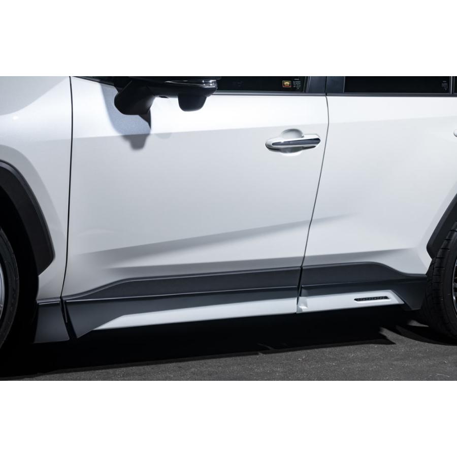 M'z SPEED サイドステップ 未塗装 ABS RAV4 AXAH52 AXAH54 MXAA52